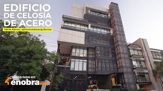 Mixed-use building with steel lattice | External Works | Monterrey | Three Plus Two