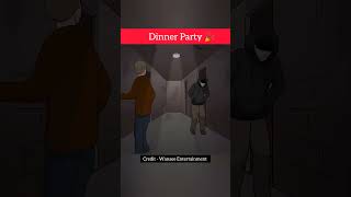 Dinner Party / Horror movies #horrorstories #shortvideo #animation #horrorshorts