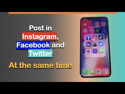 Video How to post in INSTAGRAM, FACEBOOK and TWITTER at the... - youtube
