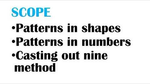 Grade IV Maths - Patterns, addition and subtraction - casting out nine method