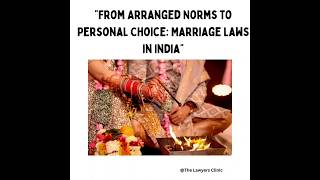 "From Tradition to Choice: Positive Marriage Reforms"#MarriageReform#marriagerights#ProgressiveIndia