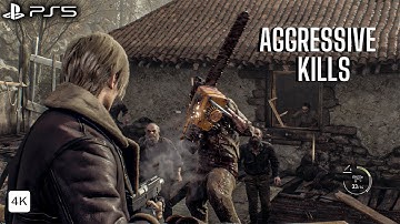 How To Grab TMP and Kill Easy Chainsaw Boss Resident Evil 4 Chainsaw Demo