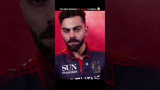 The Most Watched IPL games in History 🤯 #shorts #cricket #viralvideo