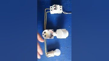 Motion Sensor Wiring and Explanation #electrician #electrical #electricalindia