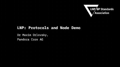 LNP Node demo December 2021.  Part I