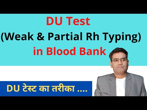 Du variant blood test