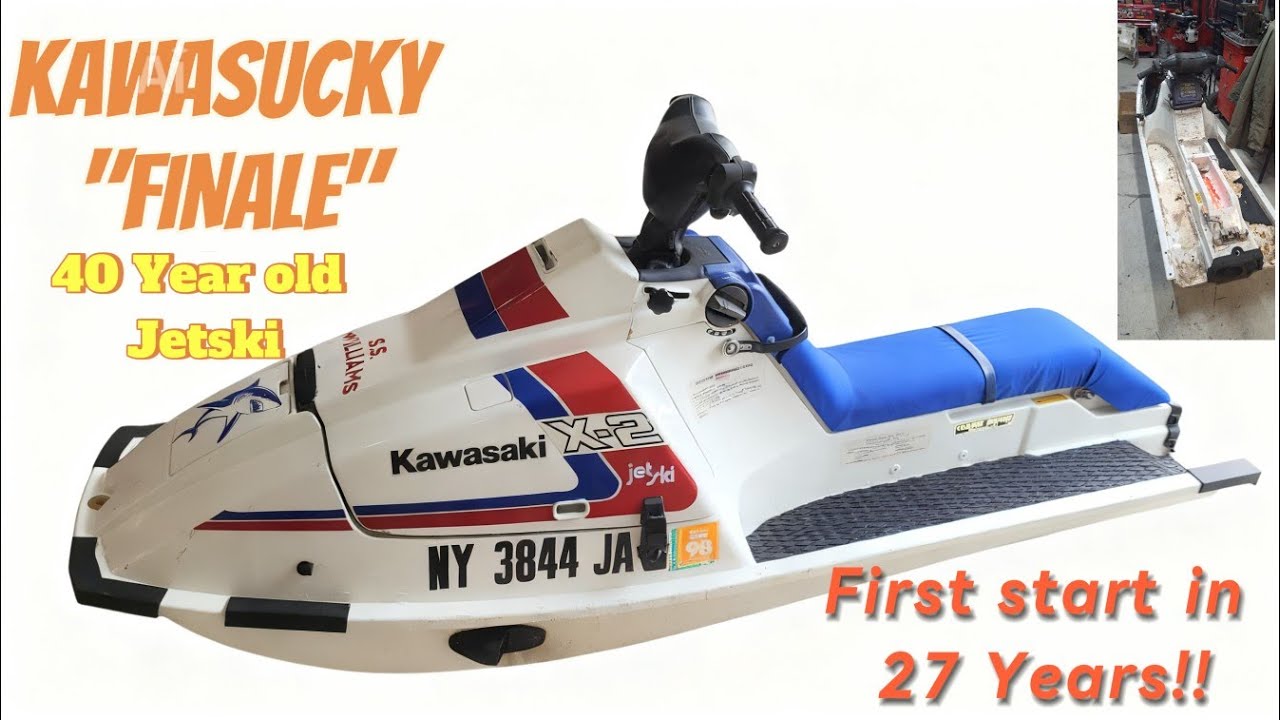 1986 Kawasaki X2 First Start in 27 years, fuel pump, Trim knob