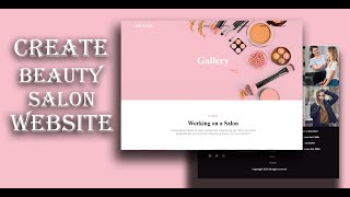 How to create a Beauty salon website using HTML and CSS | Gallery Page