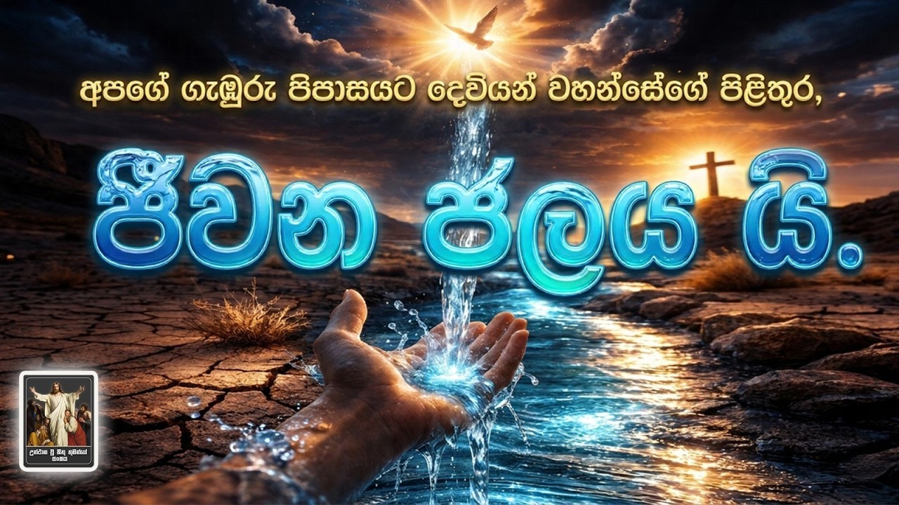 අපගේ ගැඹුරු පිපාසයට දෙවියන් වහන්සේගේ පිළිතුර ජීවන ජලය යි. I 03rd March 2026 I Lalith Perera CRL