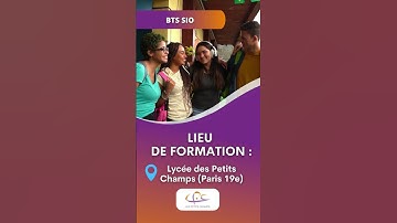 🚩 BTS SIO en #Alternance à Paris 19e, chez notre école partenaire : le lycée des Petits Champs ! 🚩