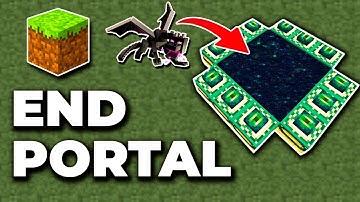 How To Make A End Portal In Minecraft 2024 - All Platforms