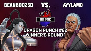 BeanBooz3d (Seth) vs. AYYLAM0 (Urien) - DPO #62 | SFV Winners Round 1