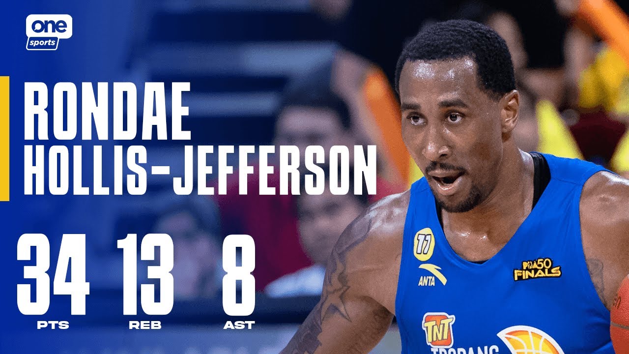 Rondae Hollis-Jefferson DOMINATES GAME 1 OF FINALS 🔥 | PBA SEASON