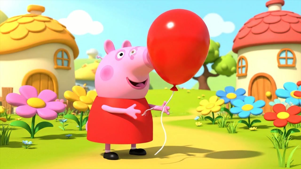 Peppa Pig’s Balloon Floated to the Moon 🎈🌙 | Funny Toddler Song | Kids Rhymes