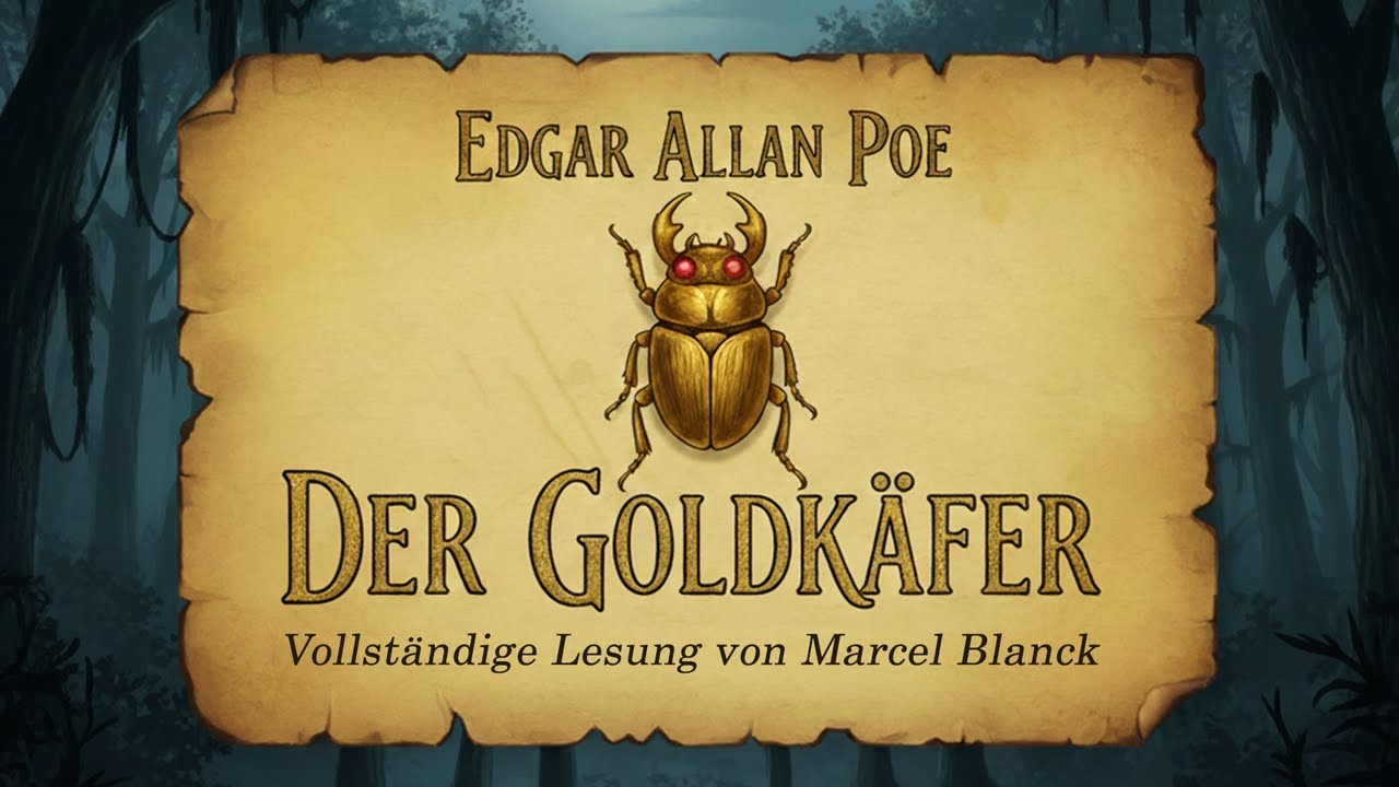 Hörbuch: Der Goldkäfer – Edgar Allan Poe Hörbuch | Kryptographie-Krimi | Klassiker