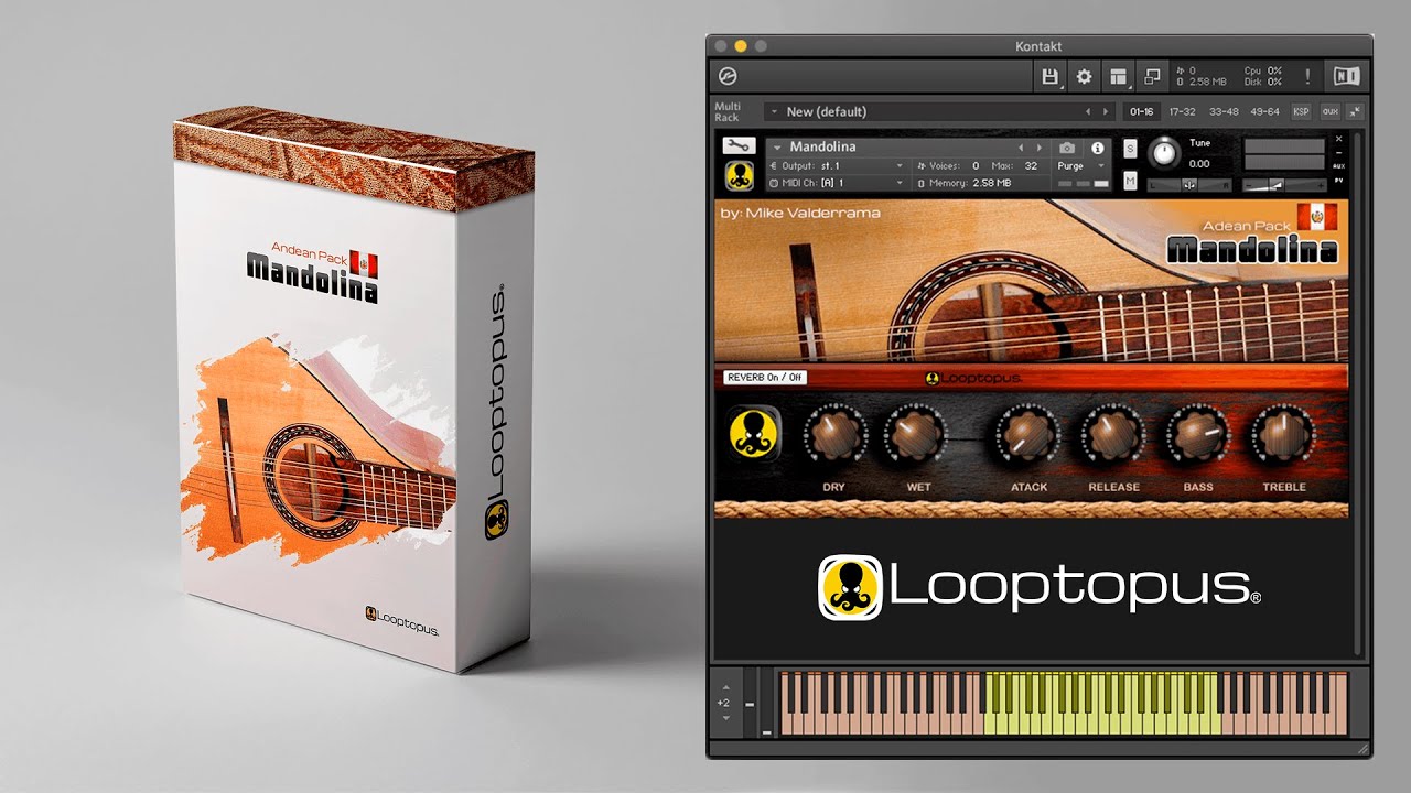 Real MANDOLINA (Andean Pack 1) Looptopus