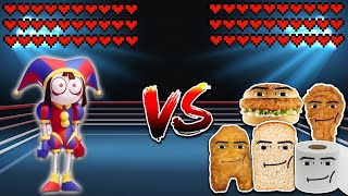 Giant Pomni vs All Gegagedigedagedago! Meme battle