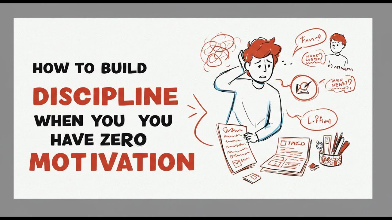 How to Build Discipline When You Have Zero Motivation - YouTube
