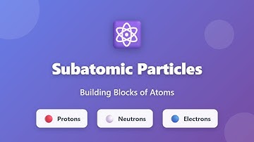 Subatomic Particles Explained: Protons, Neutrons & Electrons | Atomic Structure Basics