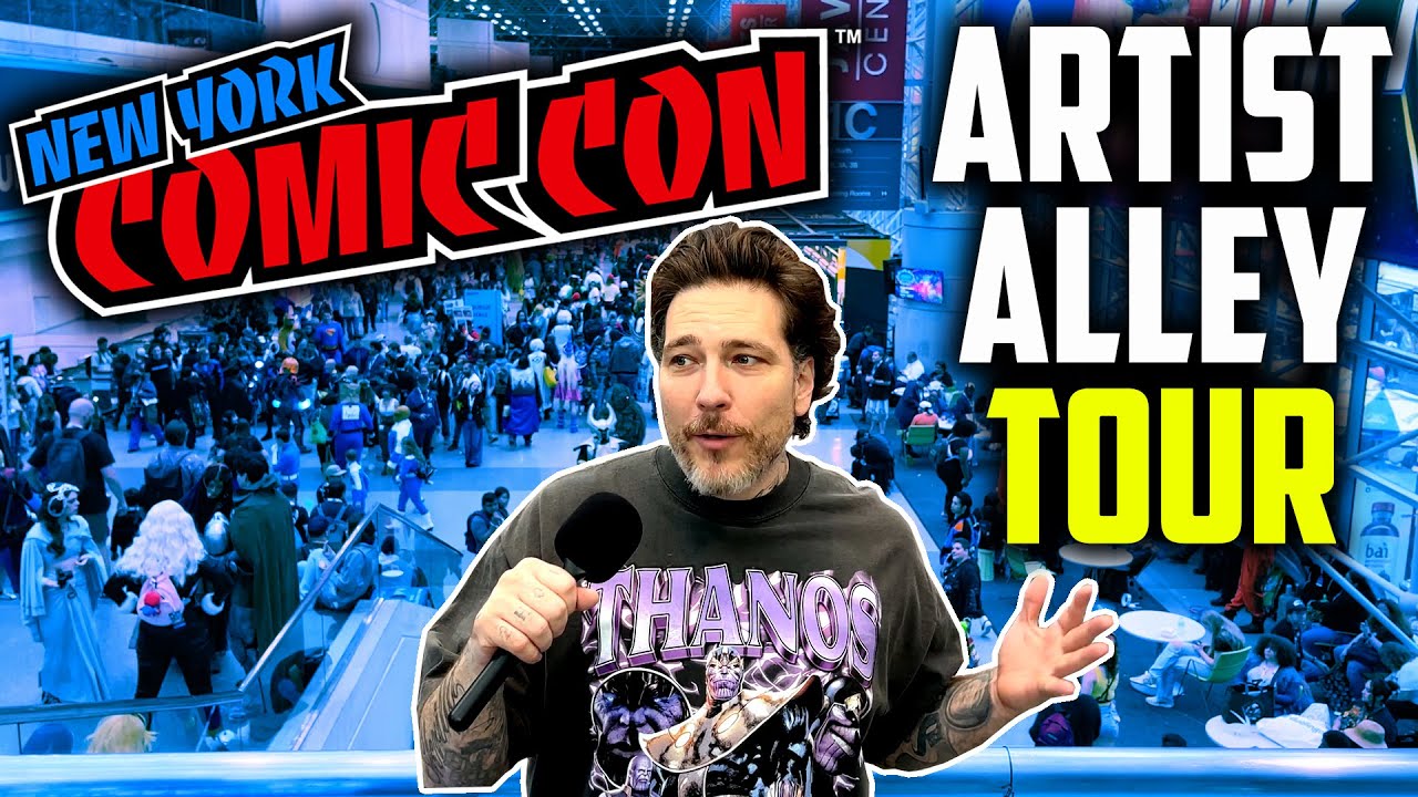 Artist Alley was PACKED at New York Comic Con 2025