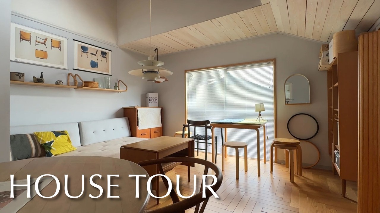 北欧インテリア✨陶器の家⭐️ House Tour] A Scandinavian-Style Home Created with DIY, Furniture