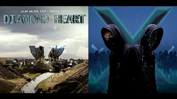 Diamond Heart ✘ Unity [Remix Mashup] - Alan Walker ft. Sophia Somajo (Alan x Walkers)