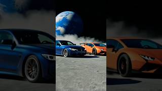 new BMW versus Lamborghini drift with moon surface subscribe now part 2