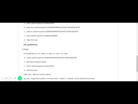 Ethereum JSON RPC API