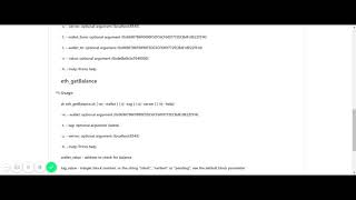 Ethereum JSON RPC API