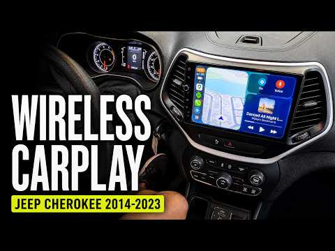 Jeep Cherokee 2014-2023 — Premium 10.1” CarPlay & Android Auto Head Unit demo