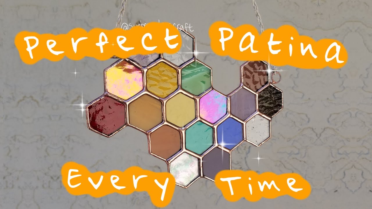 Stained Glass Patina & Polish Tutorial :: PERFECT Patina Every Time! 