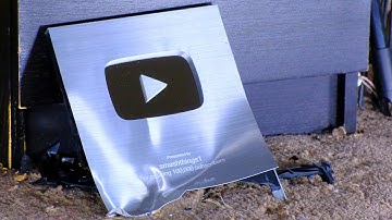 Smash My YouTube Silver Play Button Award!