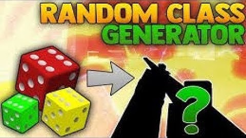 Bo4 Random Class Generator
