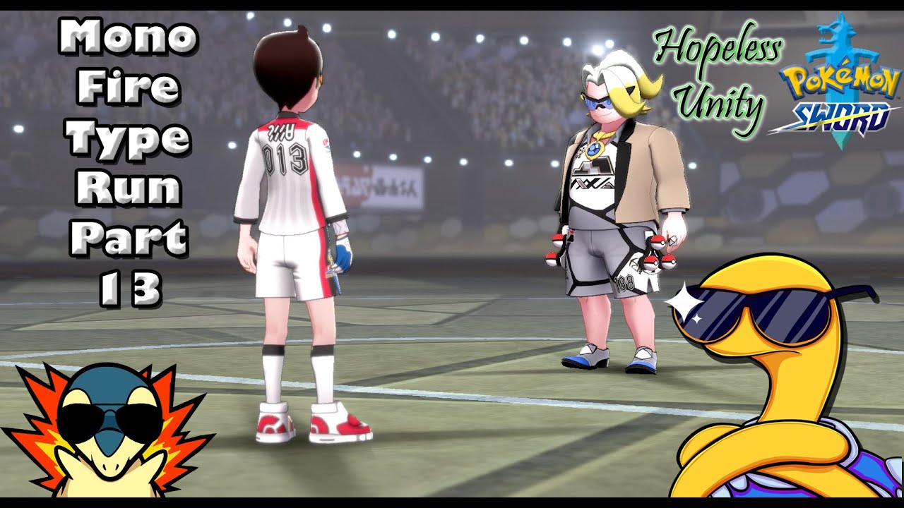 Pokemon Sword Mono-Fire Type Run Part 13 ~ Shuckle Becomes The MVP!