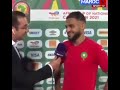 Sofiane boufal  en francais sil te plait  il a lectrocut le journaliste 