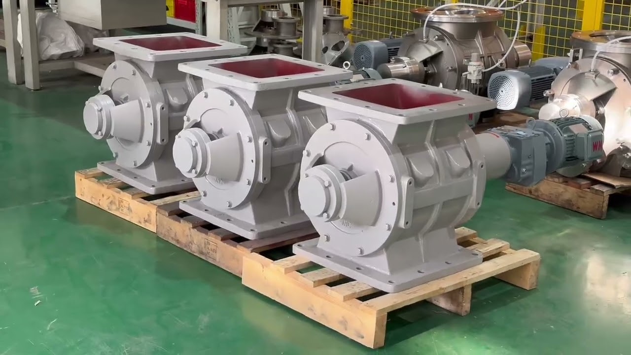 JNC rotary airlock valve with reliable sealing performance and stable operation.