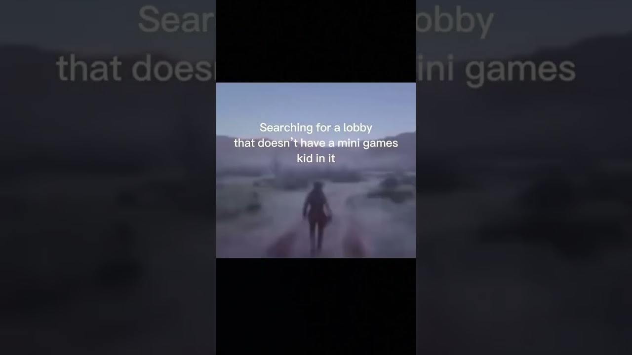 Trying to find a lobby without a mini games kid￼