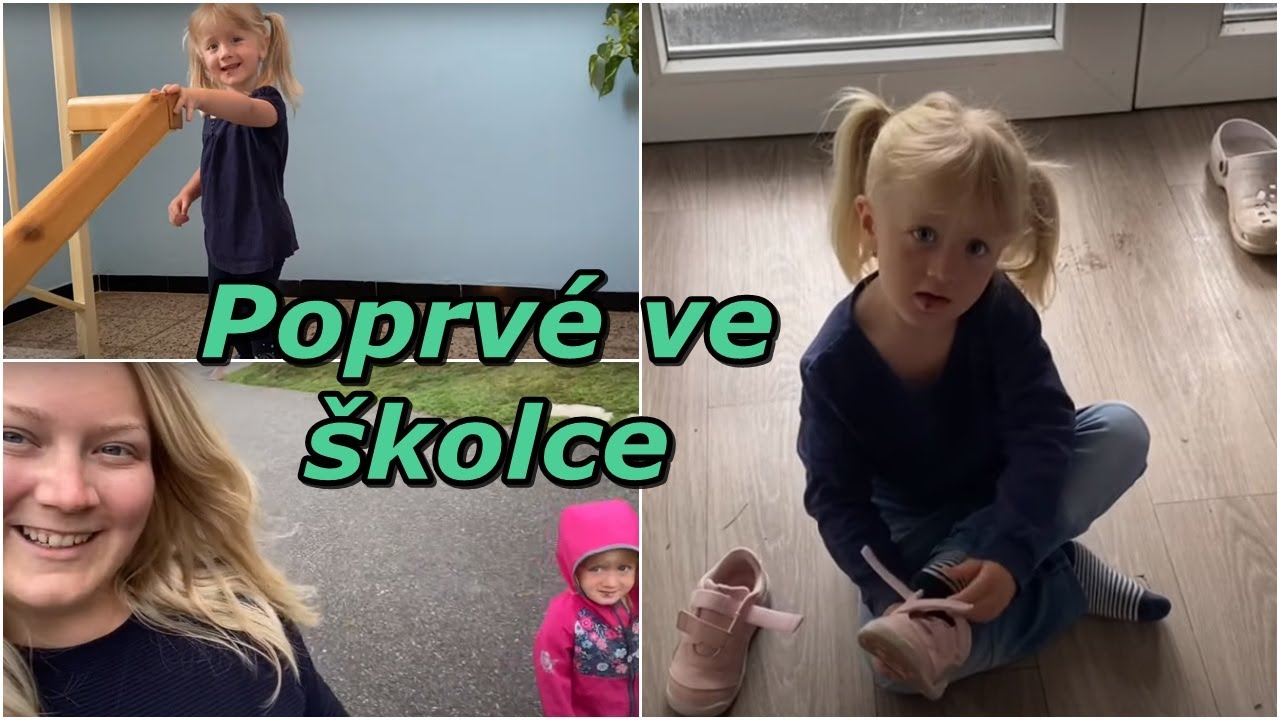 Poprvé ve školce | MamaVlog