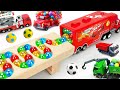 Marble Run Race ASMR ☆ HABA Slope &amp; Retro Makita Truck, Asmr. Games. Long Version. #marblerun #toys