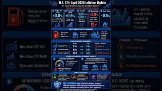 (BLS) published the Consumer Price Index (CPI) for April 2026 Energy Price Rise, Oil up  Stocks Down