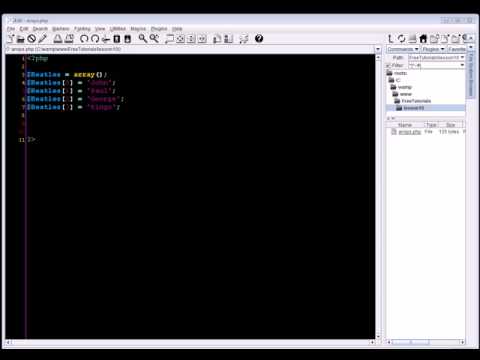 PHP and Arrays