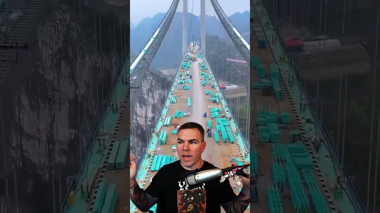 The Tallest Bridge In World Is Almost Completed Huajiang Grand Canyon 