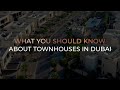 WHAT SHOULD YOU KNOW ABOUT TOWNHOUSES IN DUBAI | DAMAC HILLS THE GOLF COMMUNITY