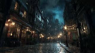 Steady Rain and Soft Thunder Echoes | Peaceful Ambience for Stress Relief and Rest