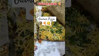 Gavran Pizza 🍕😋 #shorts #ytshorts#food #bhakri #gavrantadka #gavranrecipe #chutney #recipe #foodie