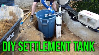DIY Settlement Tank for Koi Pond Day 2: Building Forms For Foundation by Tobias Holenstein 1,349 views 1 year ago 10 minutes, 44 seconds