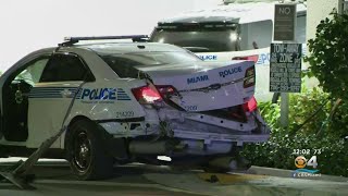 3 Miami Police Officers Injured In Crash