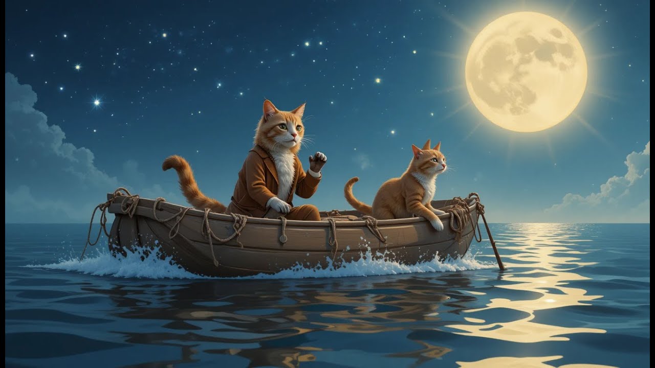 Mama Cat and Ginger Cat Lost at Sea: A Story of Survival on a Desert Island