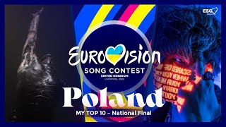 MY TOP 10 • Tu bije serce Europy! 2023 🇵🇱 • Eurovision Song Contest 2023