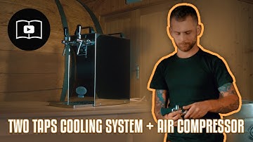 How to connect double tap beer cooler LINDR - using inbuilt air compressor